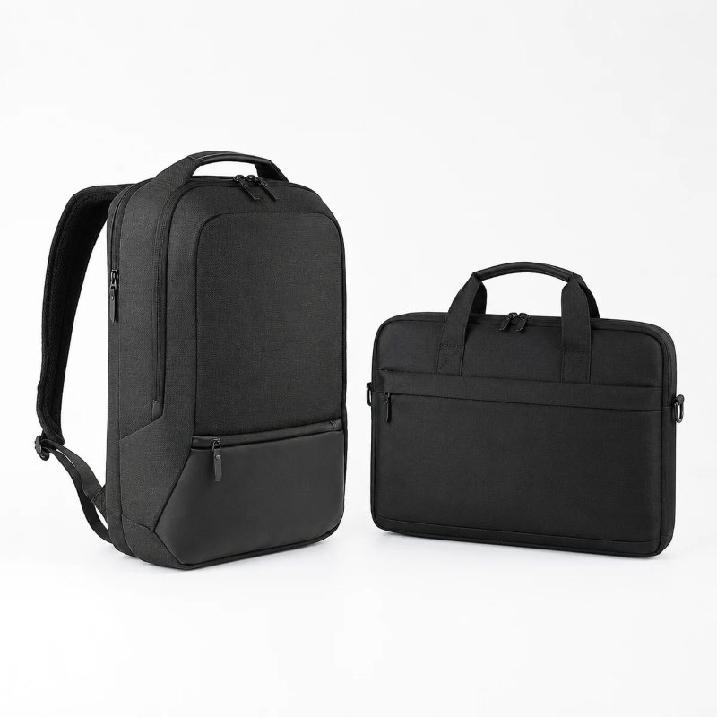 Laptop backpack and briefcase supplied by Aureval, Nehru Place Delhi
